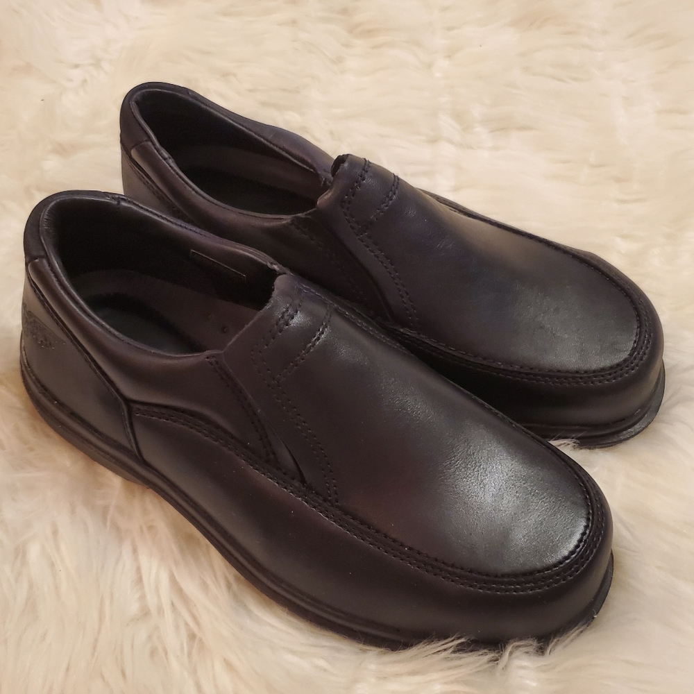Red Wing Steel Toe leather Safety Shoe - black